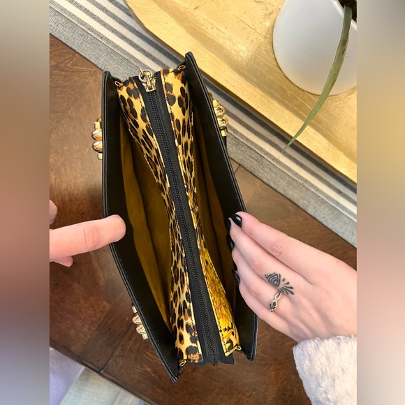 Versace Black and Gold Baroque Satchel - Picture 13 of 15